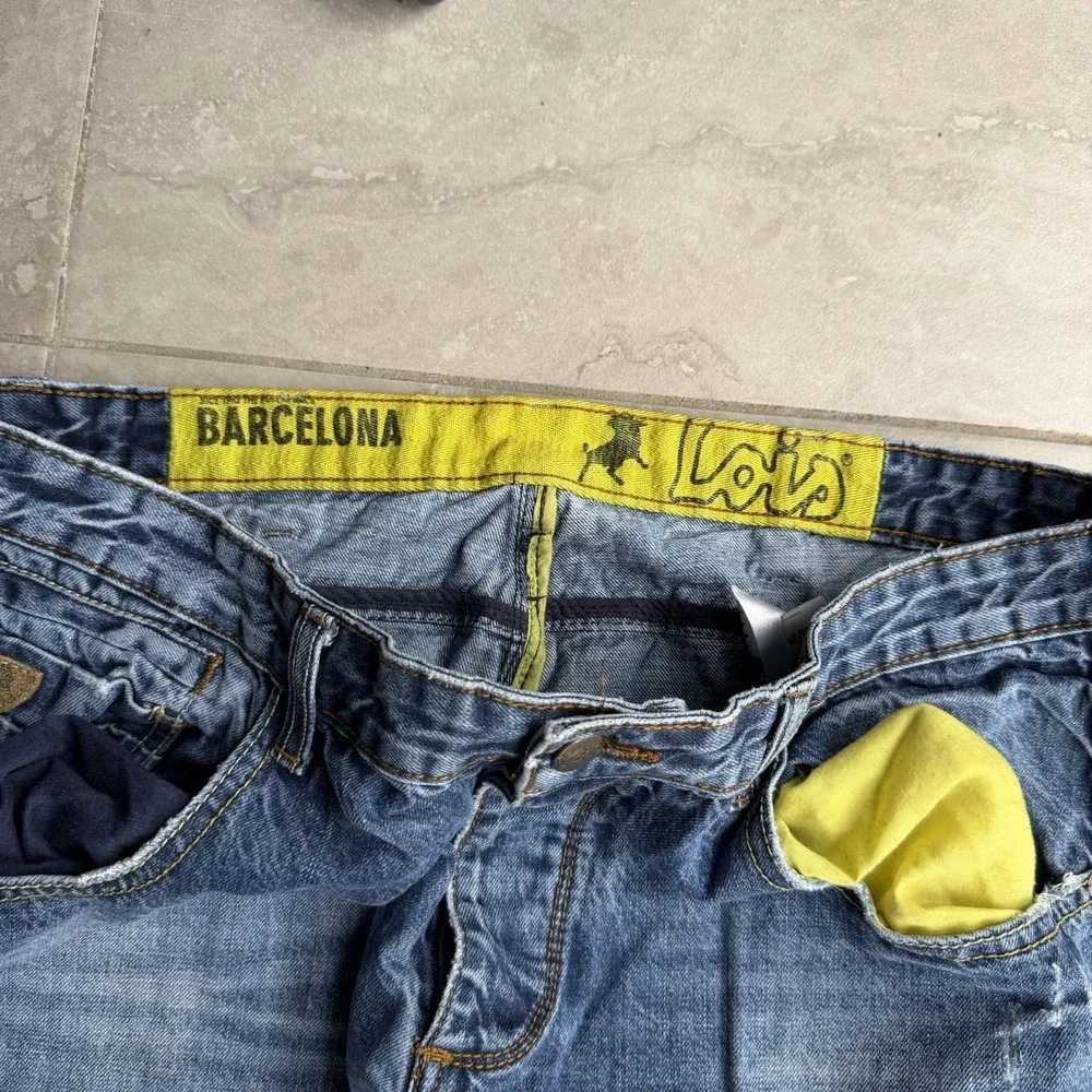 LOIS 'Barcelona' Straight Blue Jeans | W36 L34
